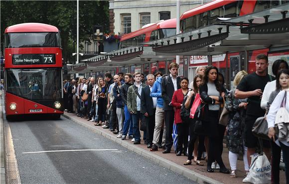 epaselect BRITAIN TUBE WORKERS STRIKE