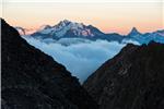 SWITZERLAND EGGISHORN SUNRISE TOURISTS