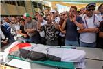 MIDEAST ISRAEL PALESTINIANS FIRE VICTIM FUNERAL