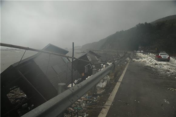 CHINA WEATHER TYPHOON SOUDELOR