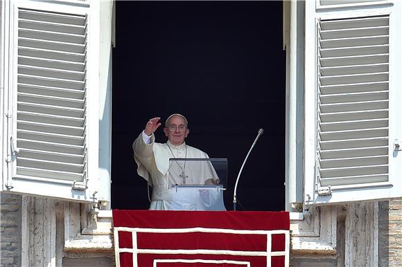 VATICAN CITY POPE FRANCIS ANGELUS PRAYER