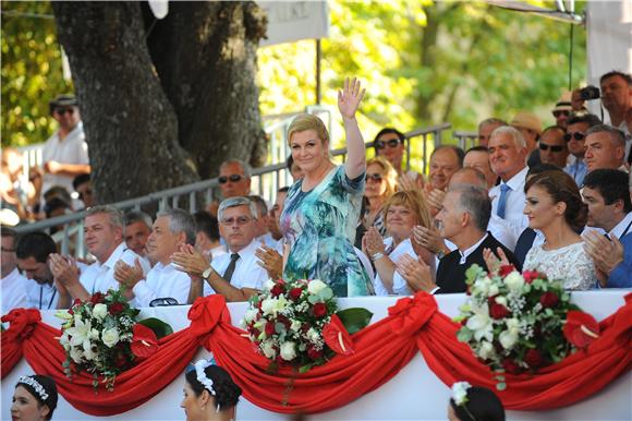 300. ALKA Grabar-Kitarović: neka se duh viteštva i junaštva Alke preseli u hrvatsku politiku