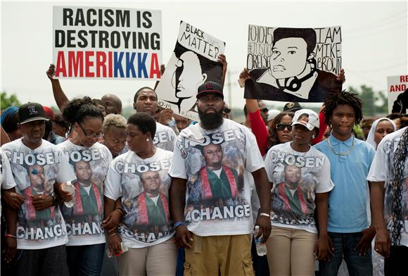 USA FERGUSON MIKE BROWN ANNIVERSARY