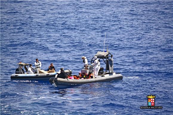 AT SEA ITALY MIGRATION