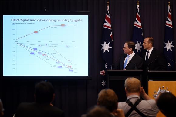 AUSTRALIA CARBON EMMISSIONS TARGET PRESSER