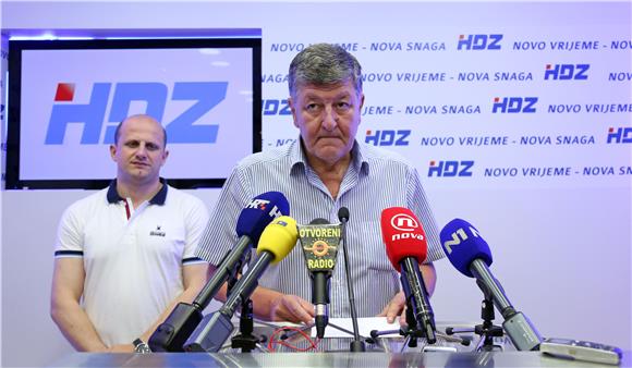 Tiskovna konferencija HDZ-a