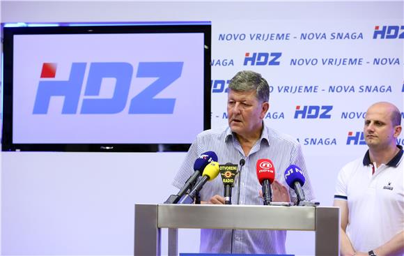 Tiskovna konferencija HDZ-a