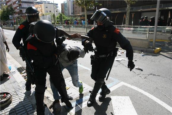 SPAIN MIGRATION SALOU REFUGEES PROTEST