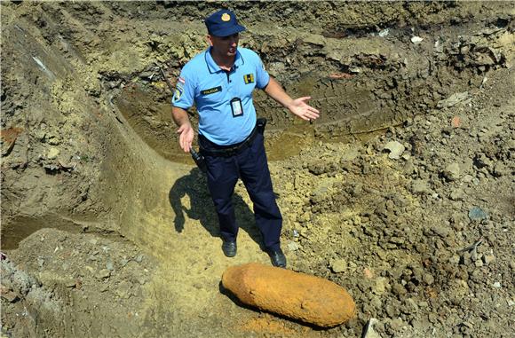 Bomba pronađena u Slavonskom Brodu zaostala iz Drugog svjetskog rata