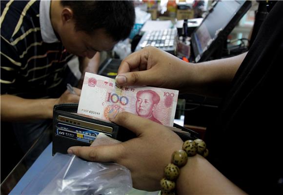 CHINA YUAN DEVALUED