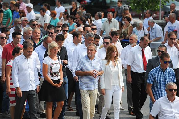 Sinj: procesija u povodu Velike Gospe 15.08.2015.