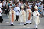 Sinj: procesija u povodu Velike Gospe 15.08.2015.