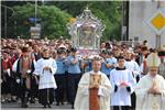 Sinj: procesija u povodu Velike Gospe 15.08.2015.