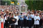 Sinj: procesija u povodu Velike Gospe 15.08.2015.