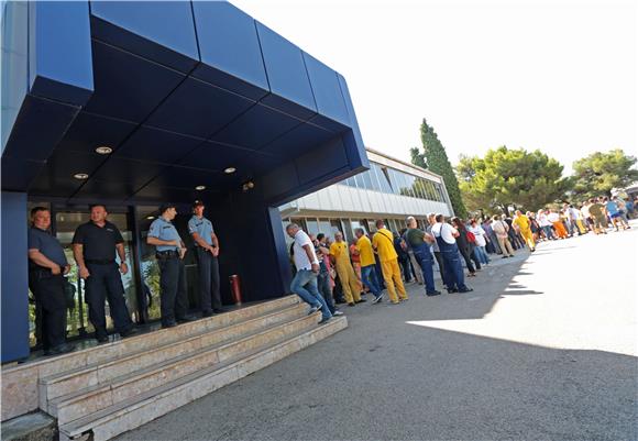 Šibenik: Prosvjed radnika TLM-ovih tvornica 