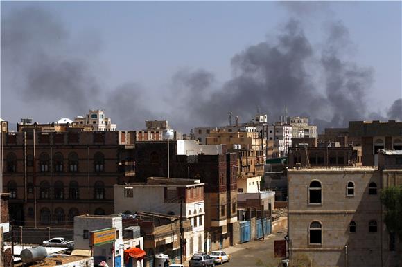 YEMEN HOUTHIS SAUDI AIR STRIKES