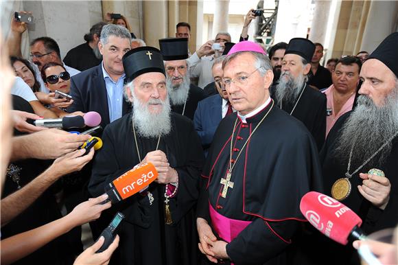 Nadbiskup splitsko-makarski Barišić primio patrijarha srpskog Irineja