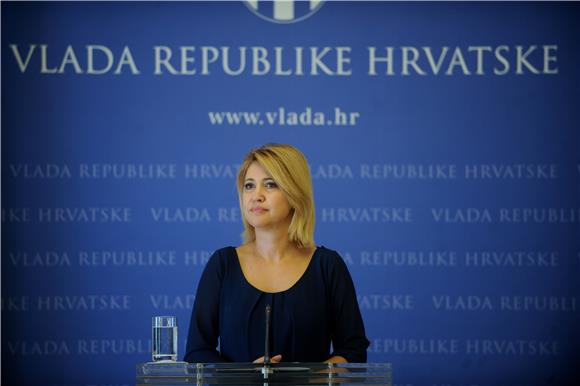 Konferencija za medije ministrice Milanke Opačić