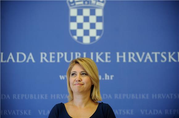 Konferencija za medije ministrice Milanke Opačić