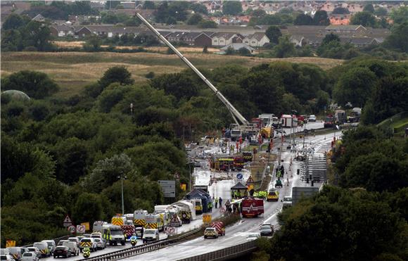 BRITAIN SHOREHAM AIR CRASH