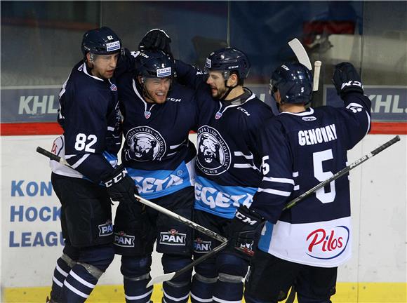 KHL - Prva pobjeda Medveščaka