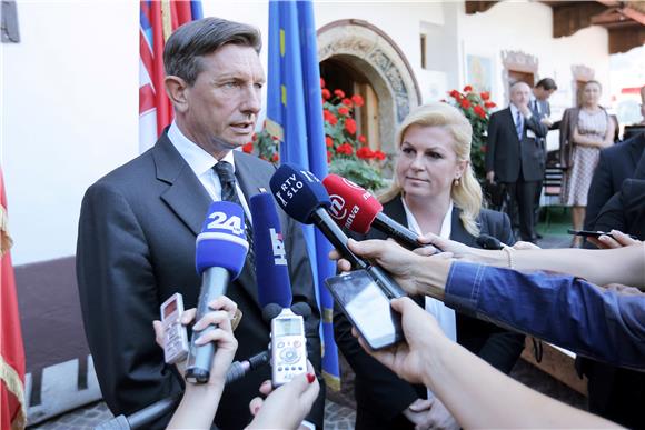 Alpbach: Trilateralni sastanak Grabar-Kitarović - Pahor - Fischer