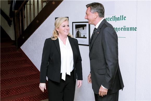 Alpbach: Trilateralni sastanak Grabar-Kitarović - Pahor - Fischer