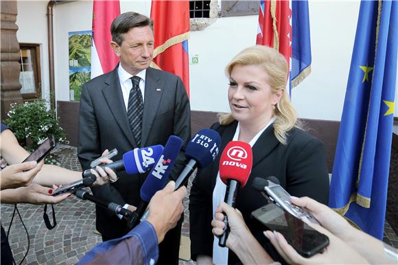 Alpbach: Trilateralni sastanak Grabar-Kitarović - Pahor - Fischer