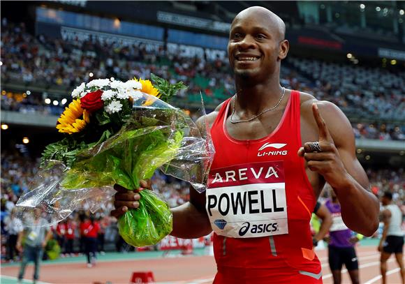 Asafa Powell na Hanžeku