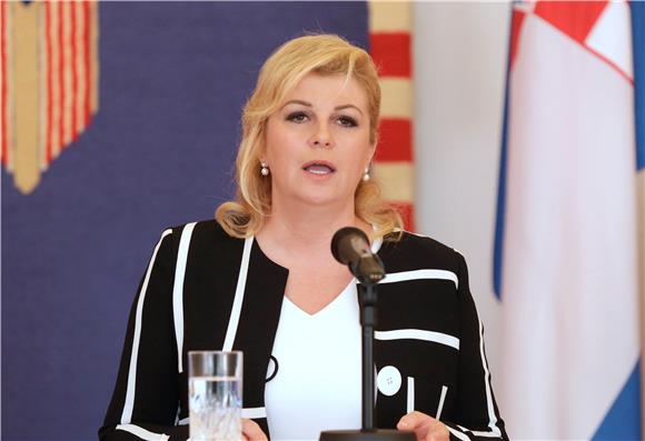 Izjave za medije nakon sastanka Kolinde Grabar-Kitarović i Donalda Tuska