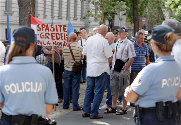 Prosvjed bivših radnika Gredelja