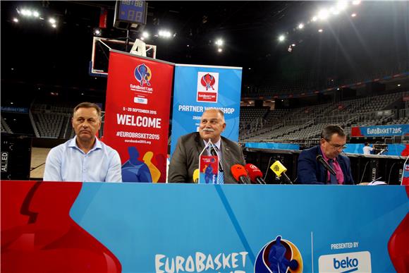 Konferencija za medije uoči otvorenja Eurbasketa 2015