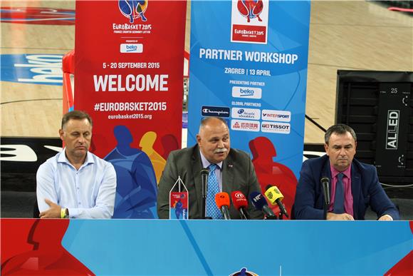 Konferencija za medije uoči otvorenja Eurbasketa 2015