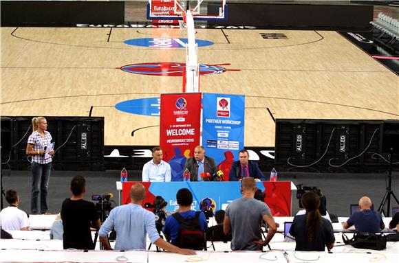 Konferencija za medije uoči otvorenja Eurbasketa 2015