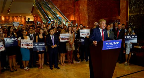 USA NEW YORK DONALD TRUMP PRESSER