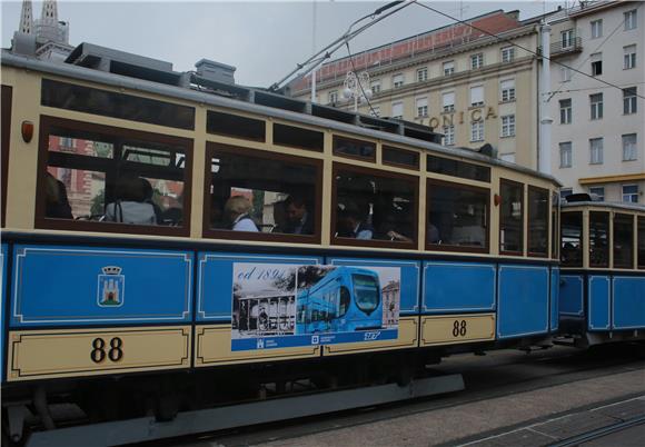 Zagrebački električni tramvaj (ZET) obilježio 124. obljetnicu organiziranog javnog prijevoza u Zagrebu