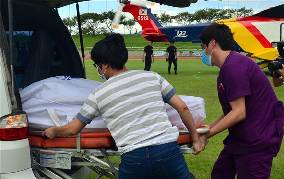 SOUTH KOREA CAPSIZED BOAT