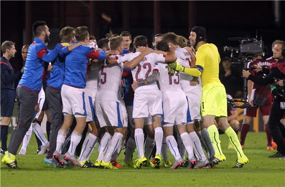 LATVIA SOCCER UEFA EURO 2016 QUALIFICATION