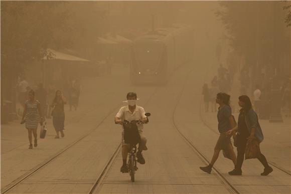 ISRAEL WEATHER SANDSTORM