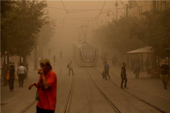 ISRAEL WEATHER SANDSTORM