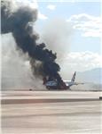 USA PLANE FIRE LAS VEGAS