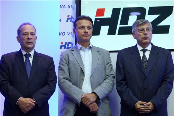 Konferencija za medije Hrvatske demokratske zajednice (HDZ), 10. rujna 2015.