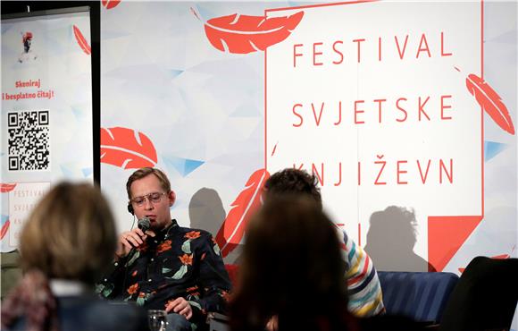 Clemens Meyer na tribini Festivala svjetske književnosti 