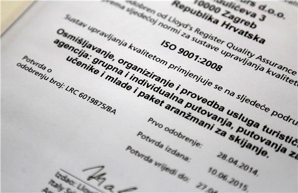 Konferencija za medije UHPA-e povodom dodjele certifikata za upravljanje kvalitetom