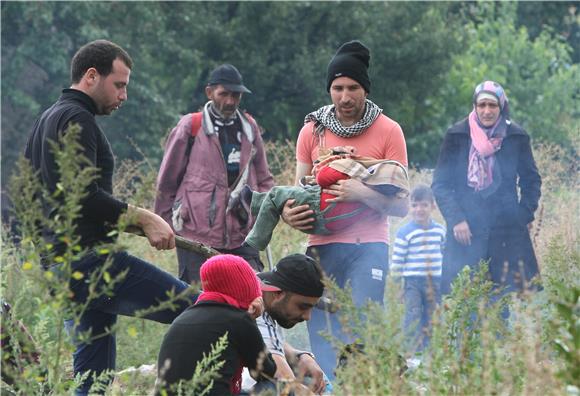 MIGRANTS IN SOUTH SERBIAN CITY PRESEVO