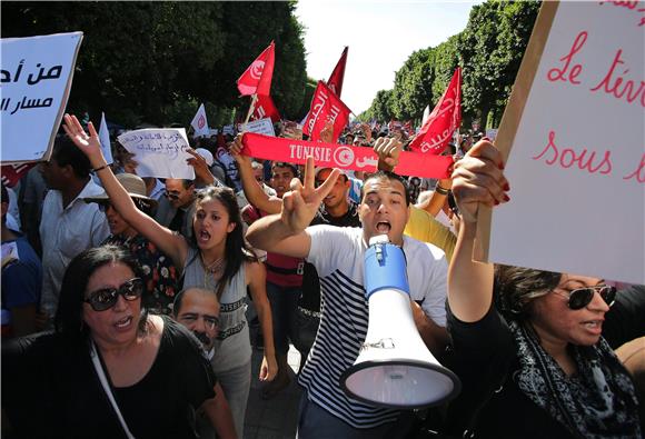 TUNISIA ANTI GOVERNMENT PROTEST