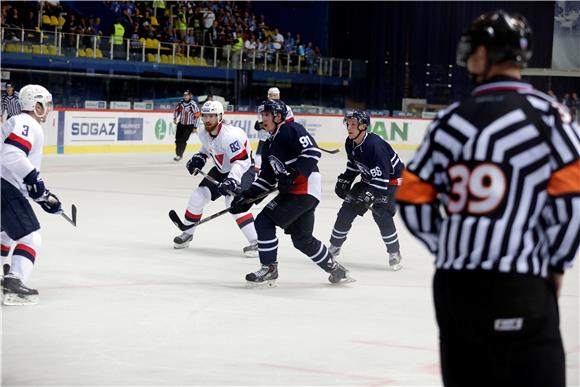 KHL liga: Medveščak - Slovan 14.9.2015.