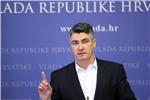 Konferencija za medije premijera RH Zorana Milanovića