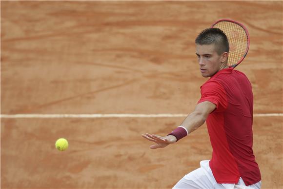 Davis Cup: Kiša zaustavila Ćorića