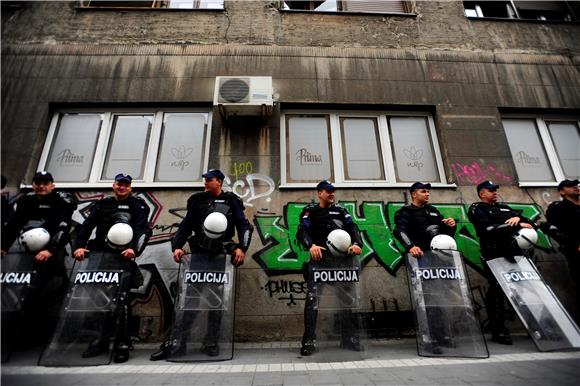 Središte Beograda pod policijskom blokadom uoči početka Parade ponosa